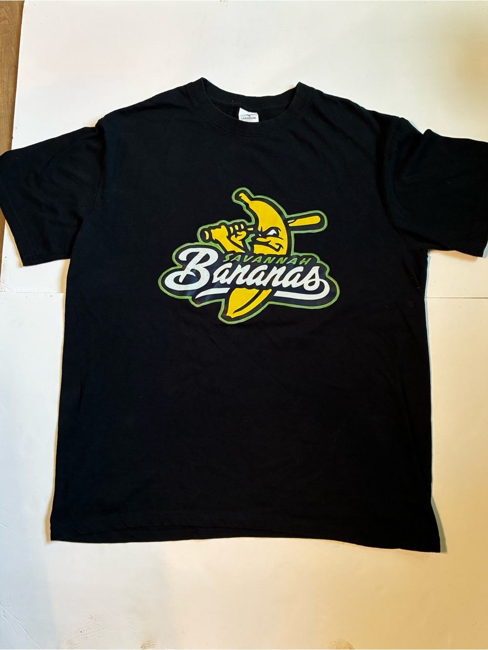 Savannah Bananas Black Graphic Short Sleeve Tee Men’s Large